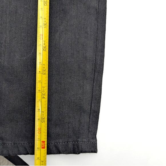 Everlane Women's The Original Cheeky High Rise Jeans Straight Leg Black Size 26 - Picture 7 of 8